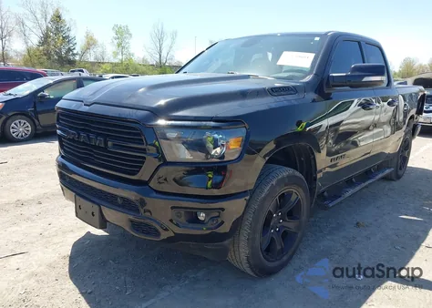 2021 Ram 1500 Big Horn 4X4 6'4 Box from USA, damaged, VIN 1C6SRFBT8MN728741